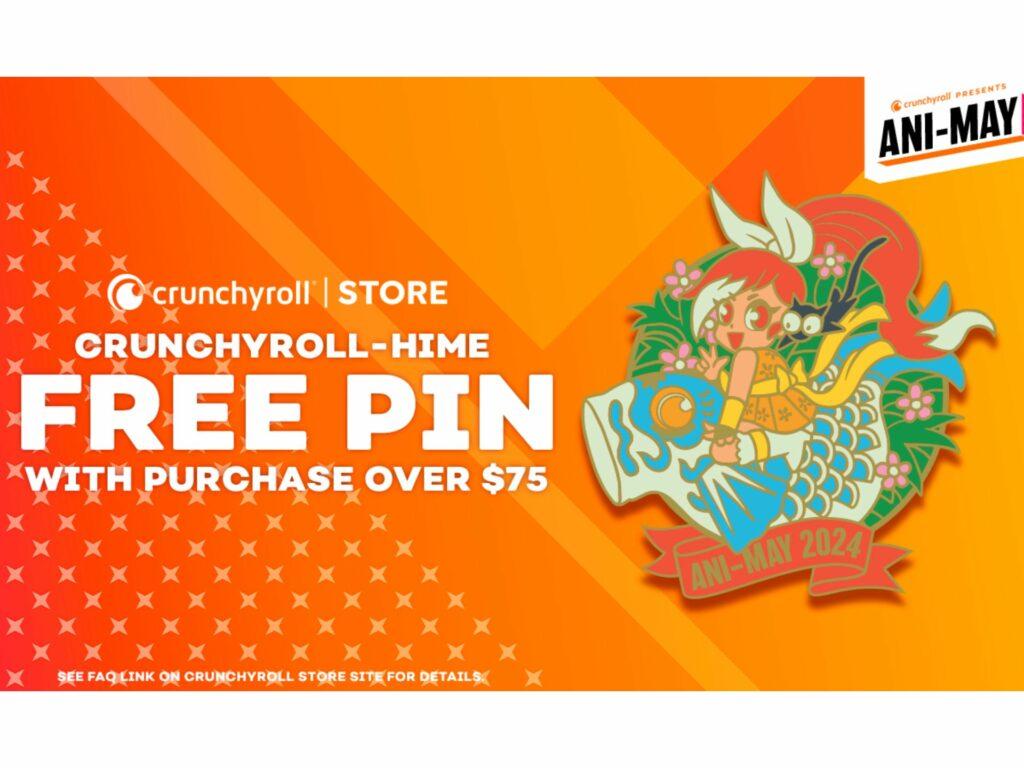 Crunchyroll Ani-May 2024 free streaming Crunnchyroll HMV store Takeover