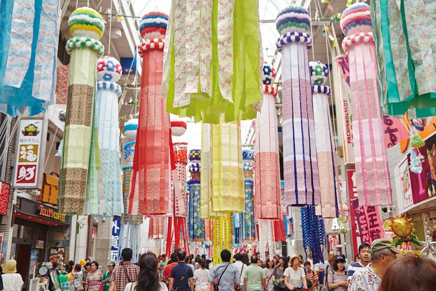 Sendai-Tanabata-Matsuri The Tanabata Festival in Japan
