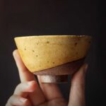 Japanese Handmade Vintage Stoneware Teacup