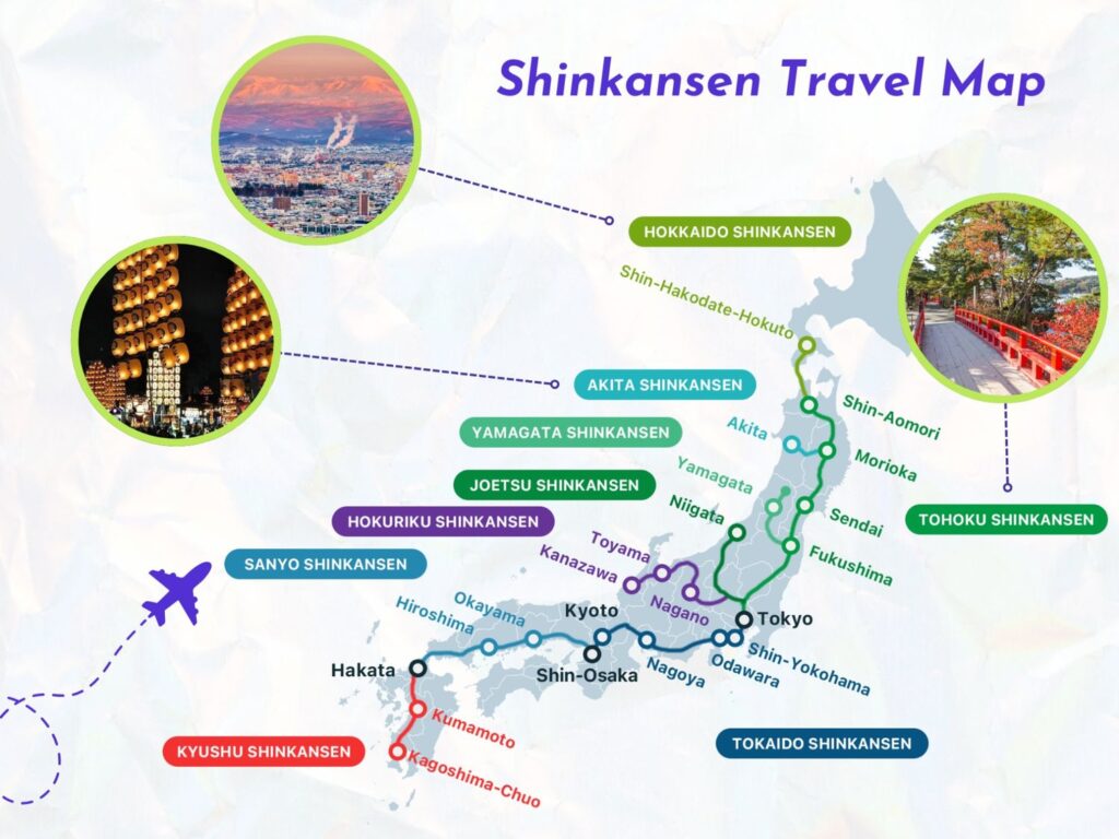 Shinkansen Map