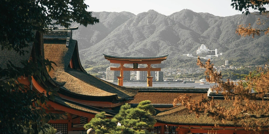 Torii Gate at Miyajima Island