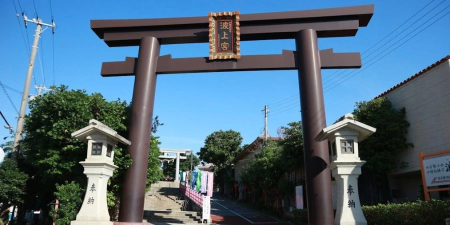 Naminoue Shrine in Naha, Okinawa