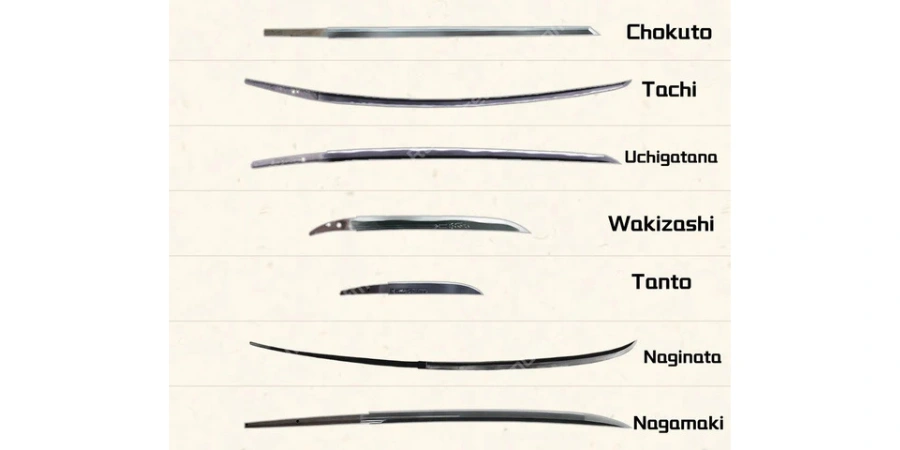 Different kinds of swords