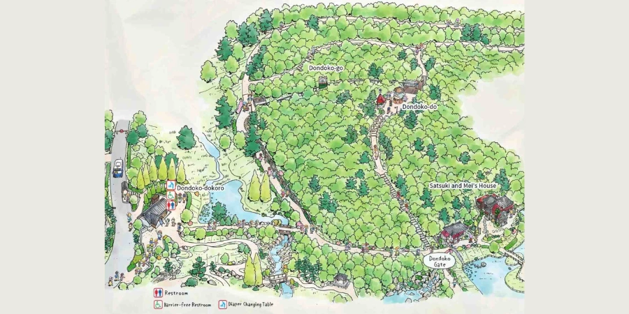 Map of the Dondoko Forest