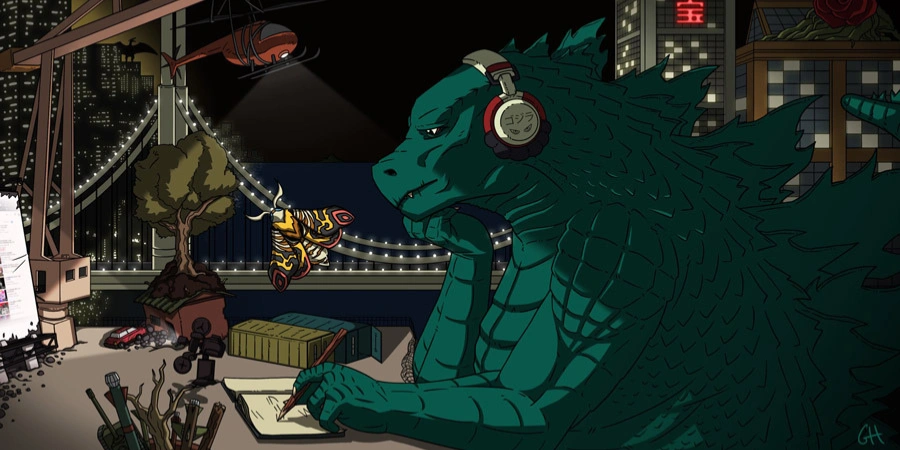 Godzilla version of Lofi