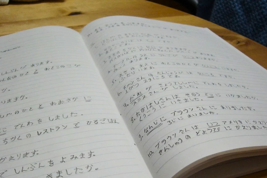 Japanese Homework