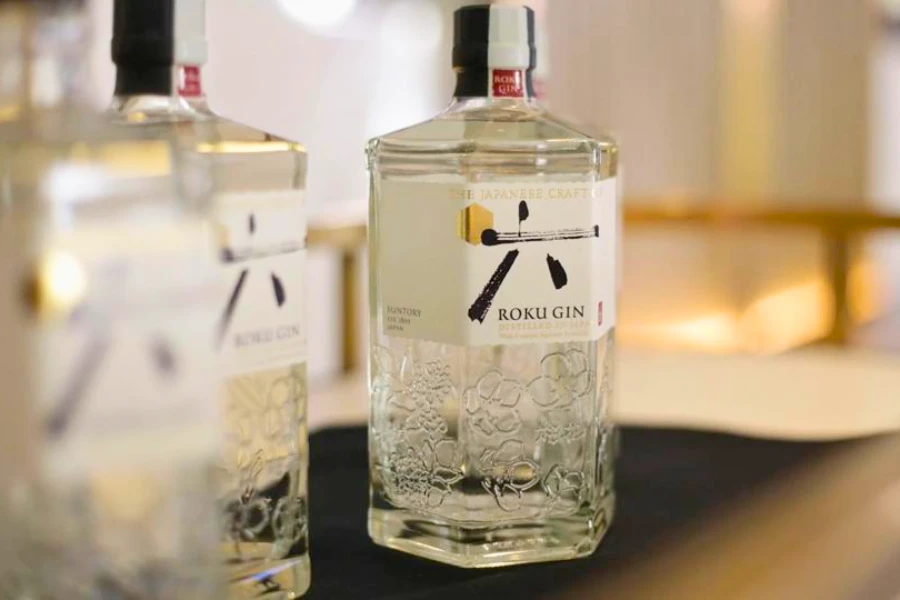 Bottle of Roku Gin