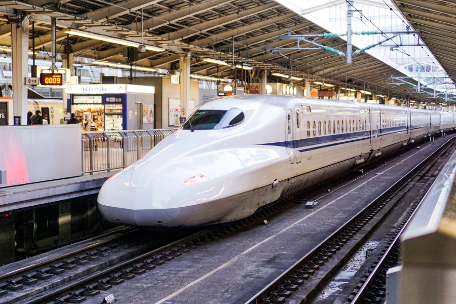 an image of a Bullet Train in Japan