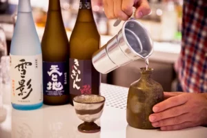 Bottles of Sake