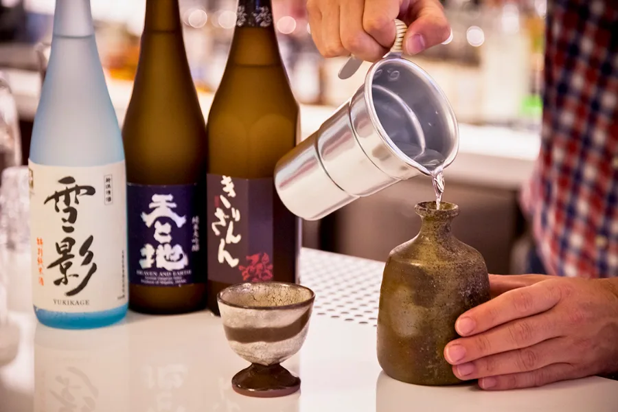Bottles of Sake