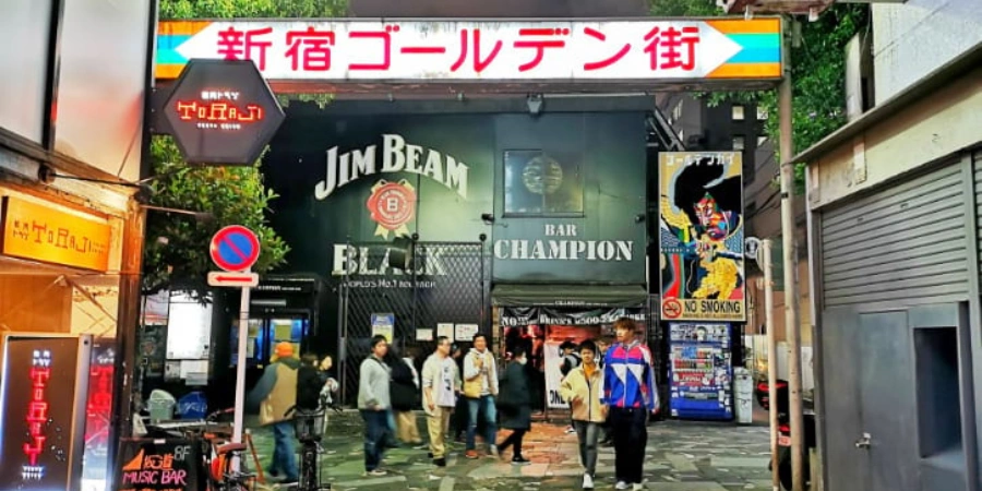 People inside a karaoke spot in Kabukicho