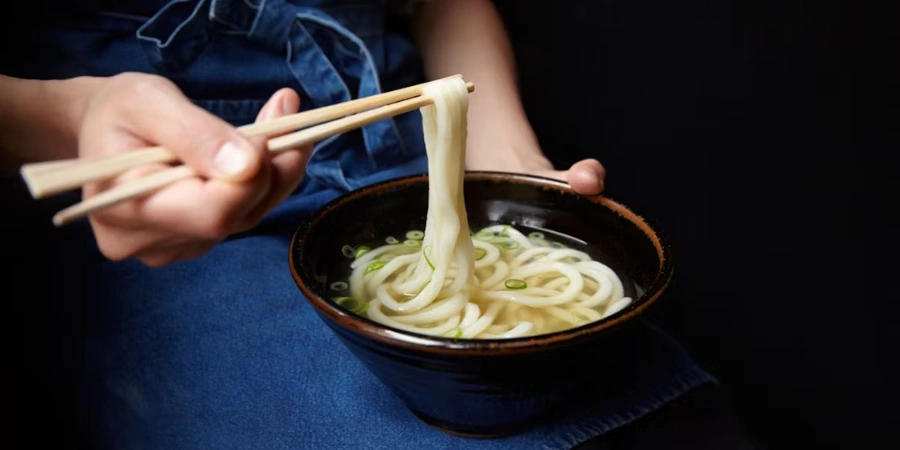Koya London Udon Noodles in a bowl