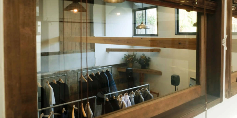 clothes selection at 1ldk Nakameguro