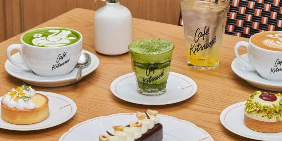 Cafe Kitsune Matcha Menu Selection