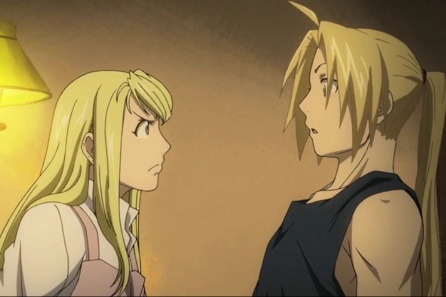 Edward and Winry from Fullmetal Alchemist
