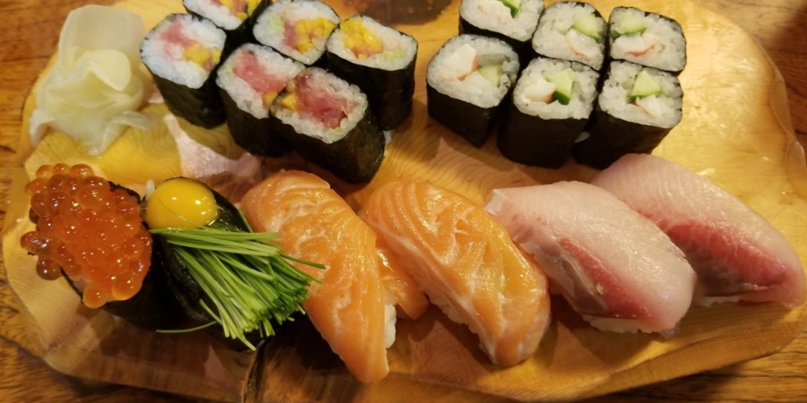Sushi platter from Iroha Sushi
