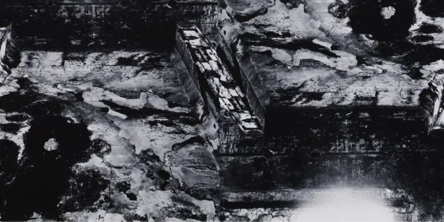 Kawada Kikuji - The A-Bomb Memorial Dome, Ceiling, Stain and Flaking-Off - 1965©Kawada Kikuji Courtesy of PGI