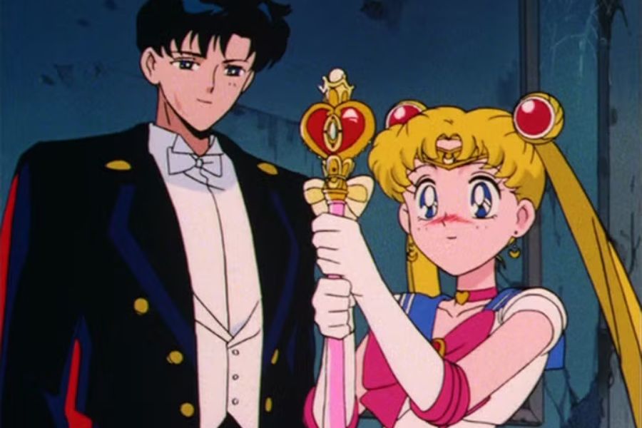 Sailor Moon and Tuxedo Mask from Sailor Moon