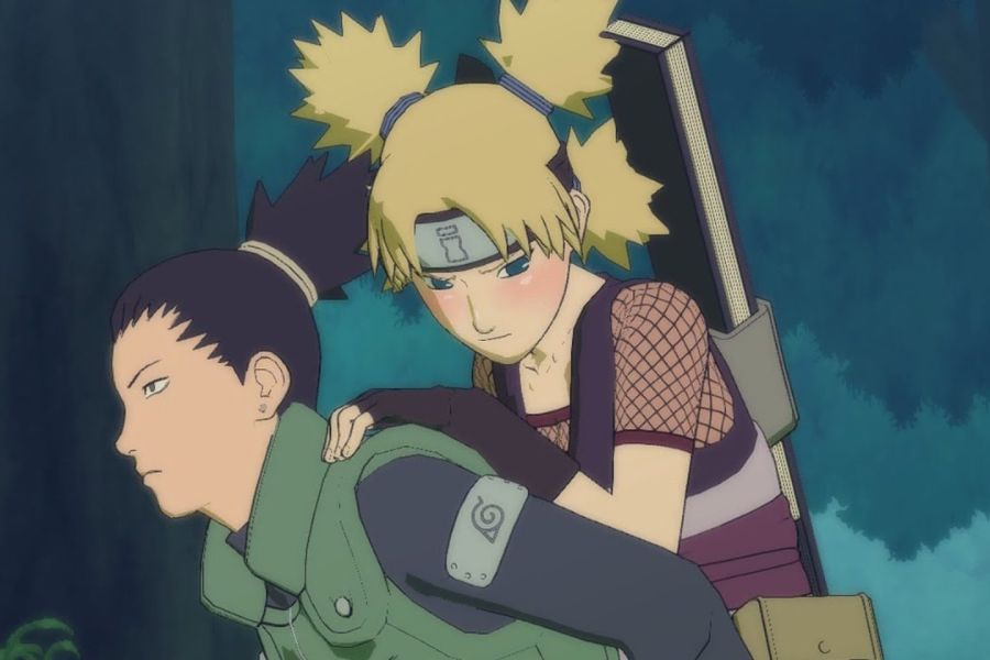 Shikamaru and Temari from Naruto
