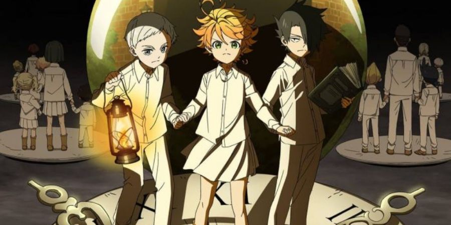 Emma, Norman and Ray from The Promised Neverland