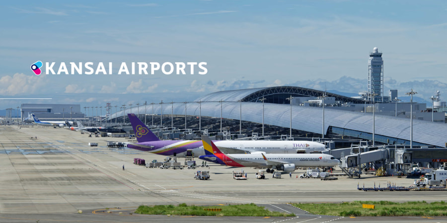 Airport dock in Kansai International Airport