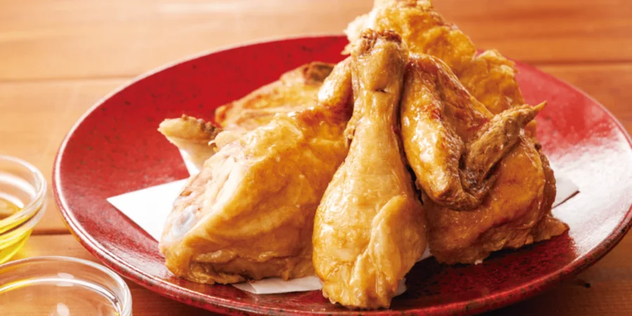 the famous Kamadoya Fried Chicken