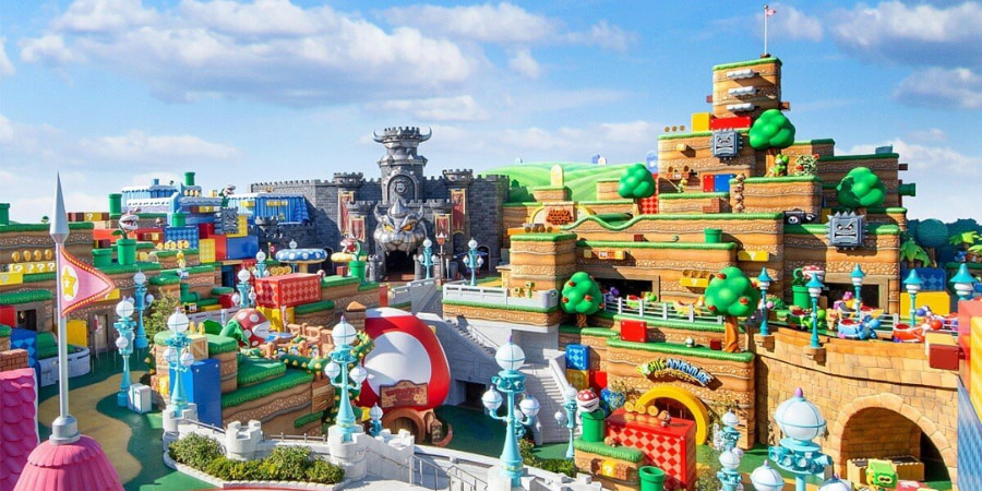 Nintendo world attraction in universal studios japan