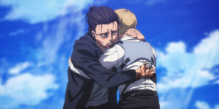 Attack on Titan (Shingeki no Kyojin) - Still from Episode 30 - The Last Conversation of Eren and Armin