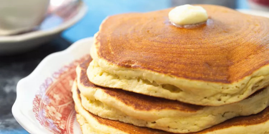 Fluffy American-styled pancakes