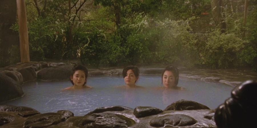 Onsen scene from the film, "Funky Forest: The First Contact"