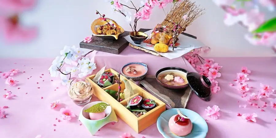 Tatsu Japanese Cuisine’s Hanami Festival dining collection inspired by Spring and cherry blossoms.