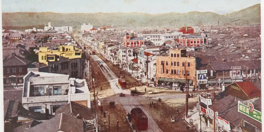 Kyoto 1920 colorized