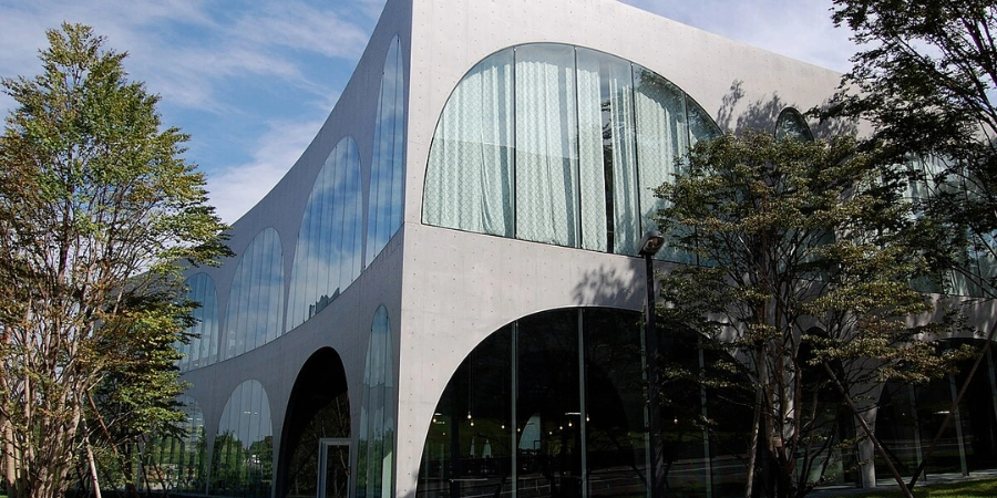 Tama Art University Library in Hachioji