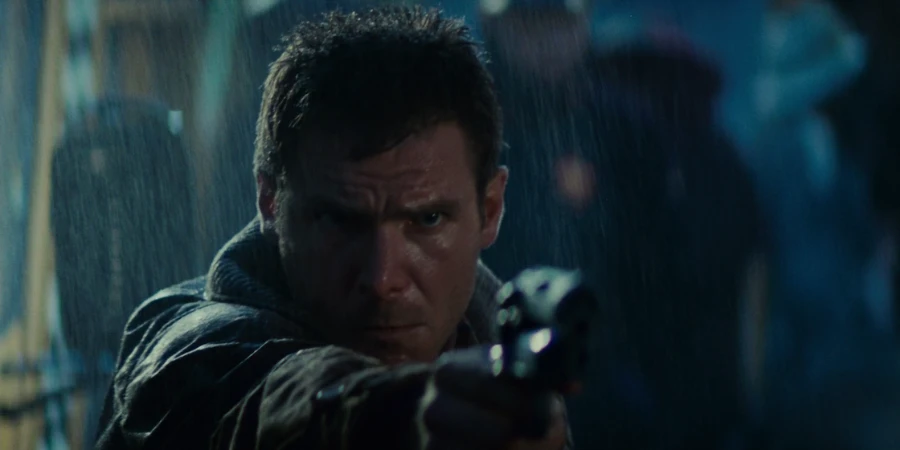 Harrison Ford in Blade Runner