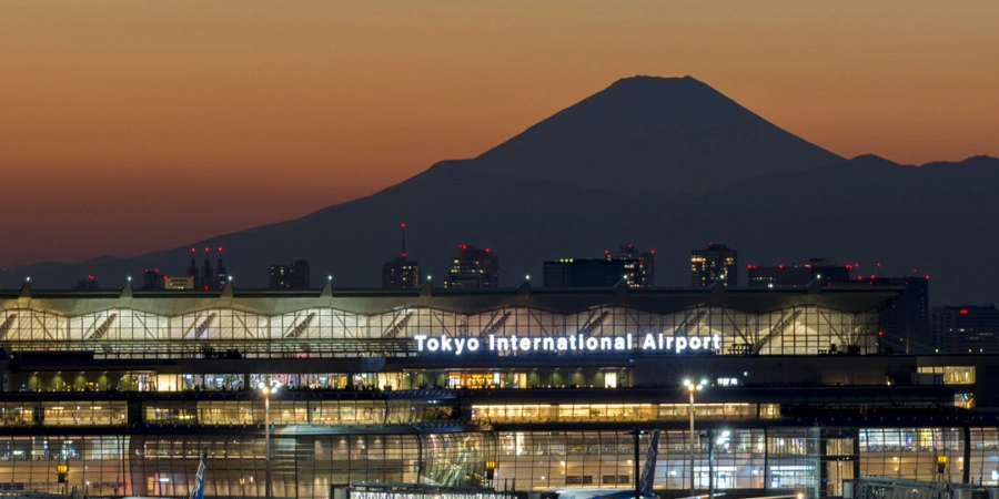 Haneda Airport in Tokyo