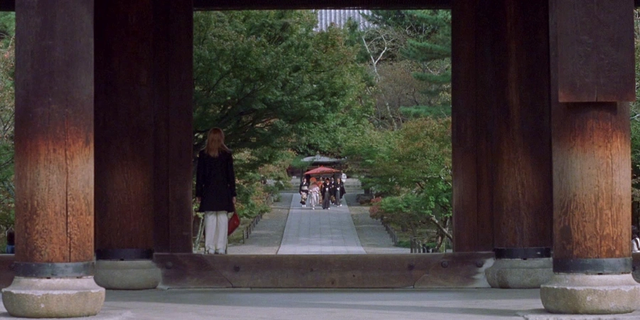 lost in translation scene in Kyoto