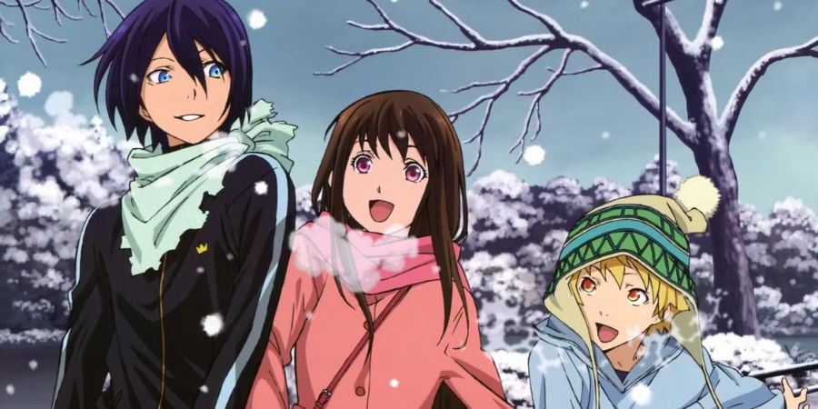 Yato and Iki Hiyori from Noragami
