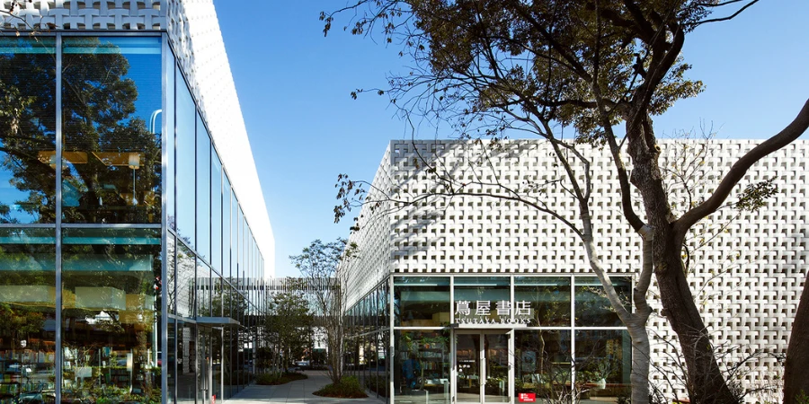 Klein Dytham's Tsutaya Books Daikanyama (or T-Site Daikanyama) in Shibuya, Tokyo, Japan