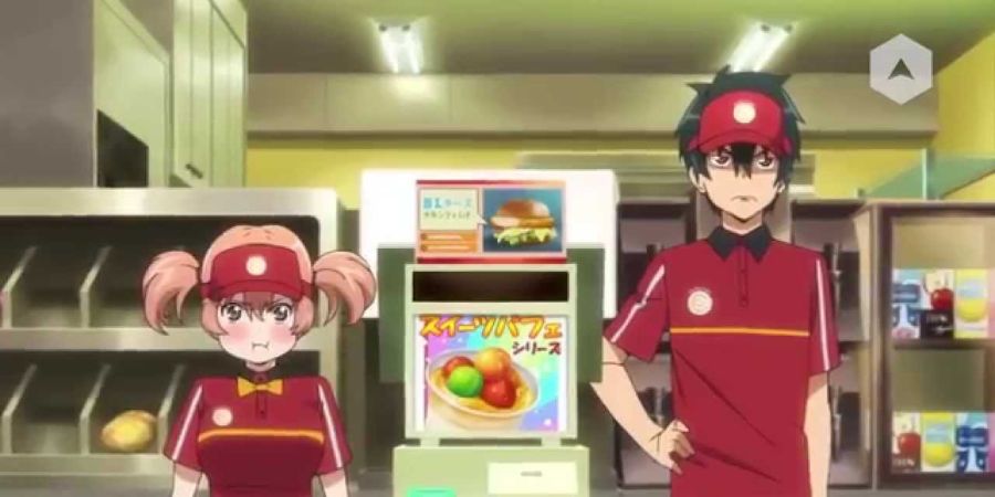 Chiho and Sadao from The Devil is a Part Timer