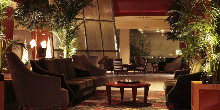 The Westin in Miyako Kyoto rooftop garden and lobby