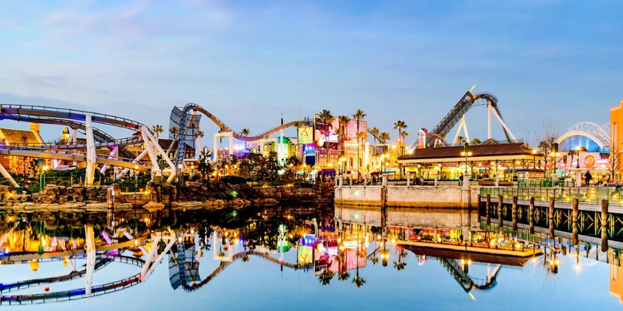 A lot of attractions and rides in Universal Studios Japan (USJ)