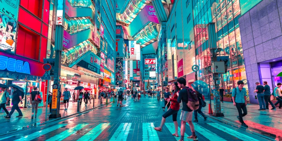 Clean Japanese streets