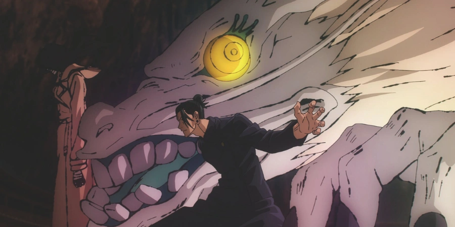 Suguru Geto and a dragon