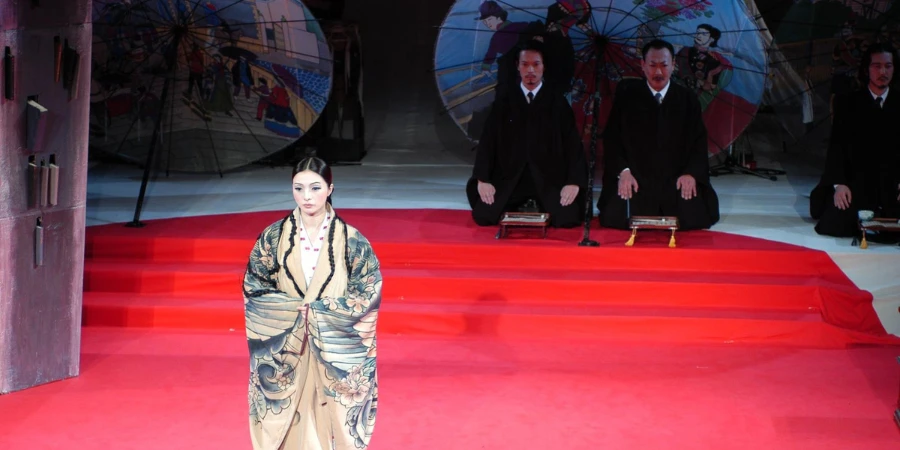 A woman standing proud among the men