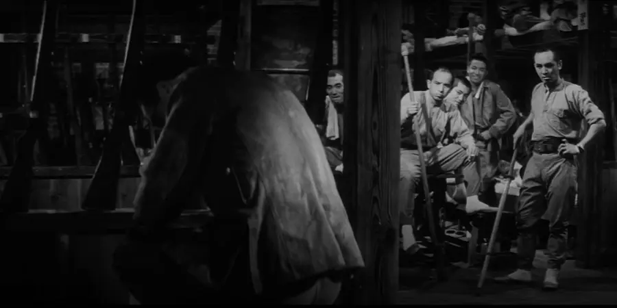 The Human Condition using compositions to communicate claustrophobia.
