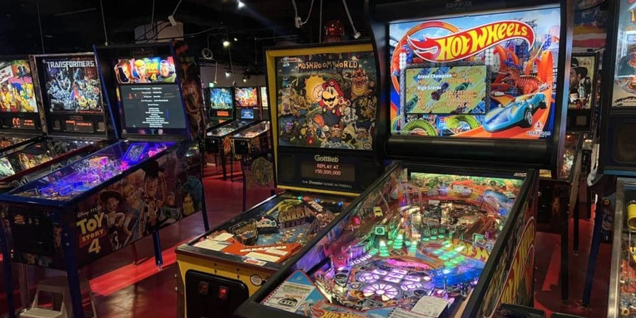 Arcade machines in The Silver Ball Planet.