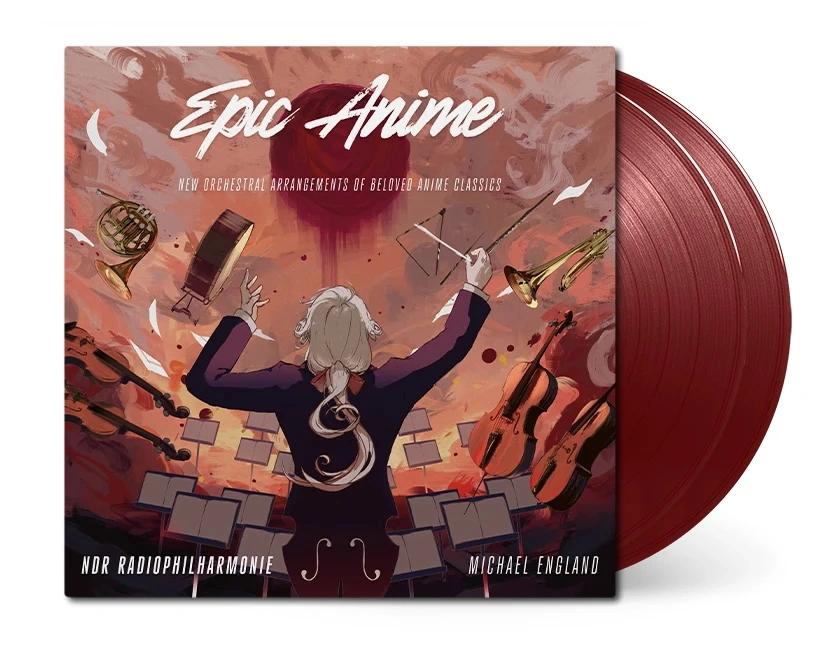 The Sound of Epic Anime Vinyl Record Cover