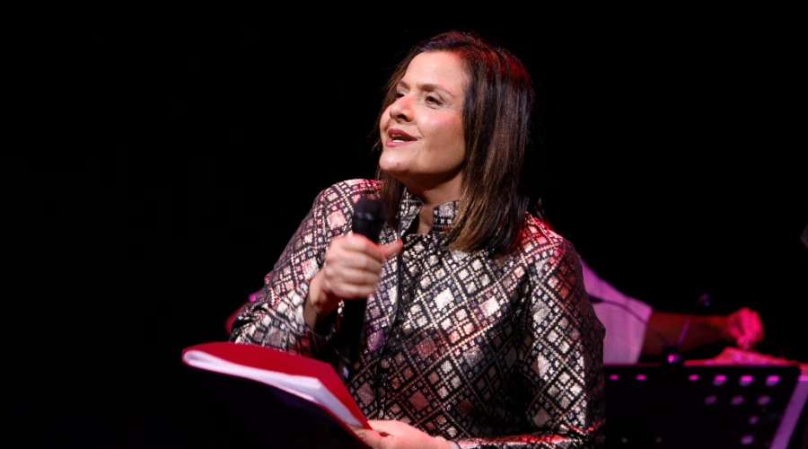 Nina Wadia hosting RepresentAsian at the Lyric Theatre in 2025